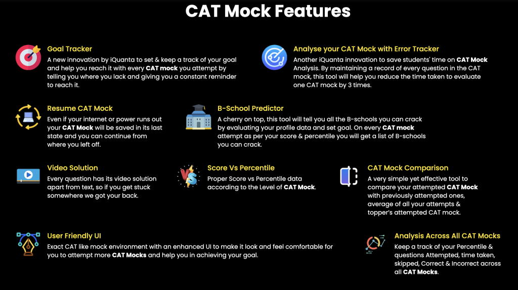 iCAT Mock features